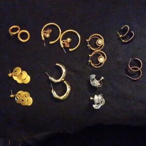 Earrings vintage costume jewelry